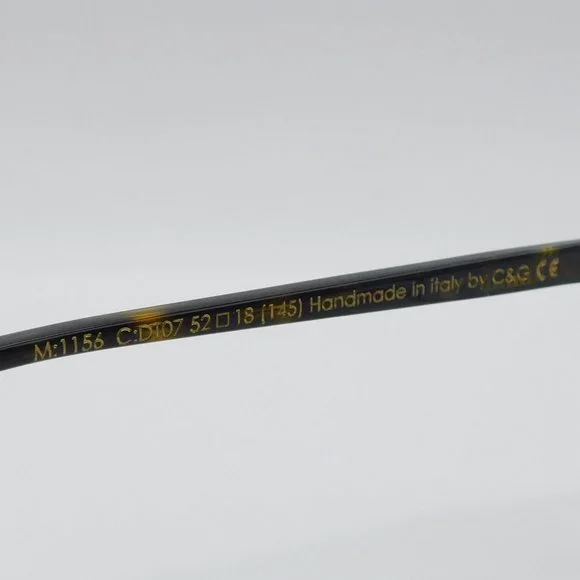 NEW CUTLER AND GROSS OF LONDON CGOP-1156-DT07 DARK TORTOISE CAT EYE EYEG… - Picture 10 of 12